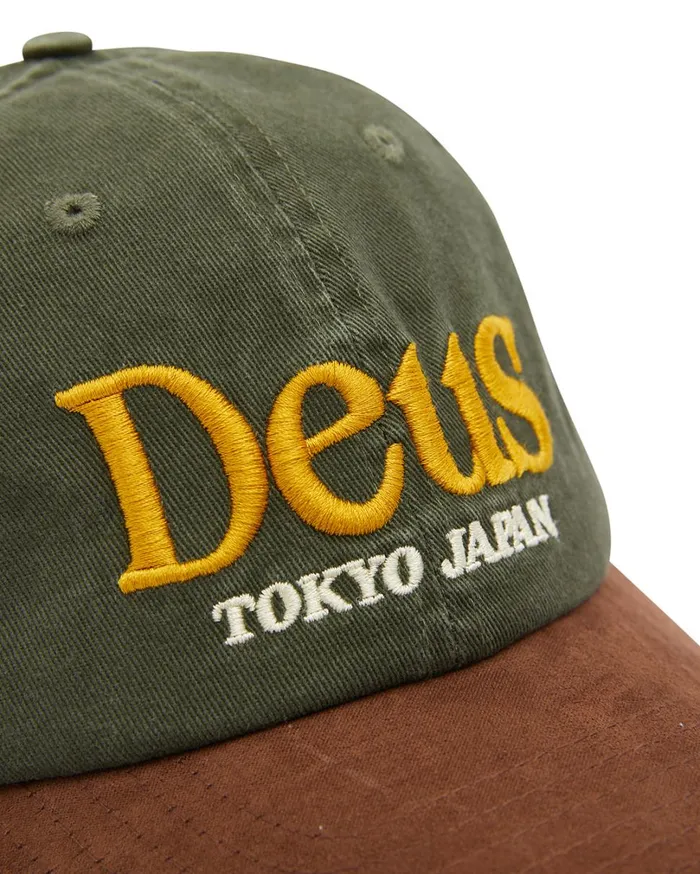 Metro Dad Cap 8211 Green WomenMen Deus Ex Machina Headwear Metro Dad Cap 8211 Green WomenMen Deus Ex Machina Headwear