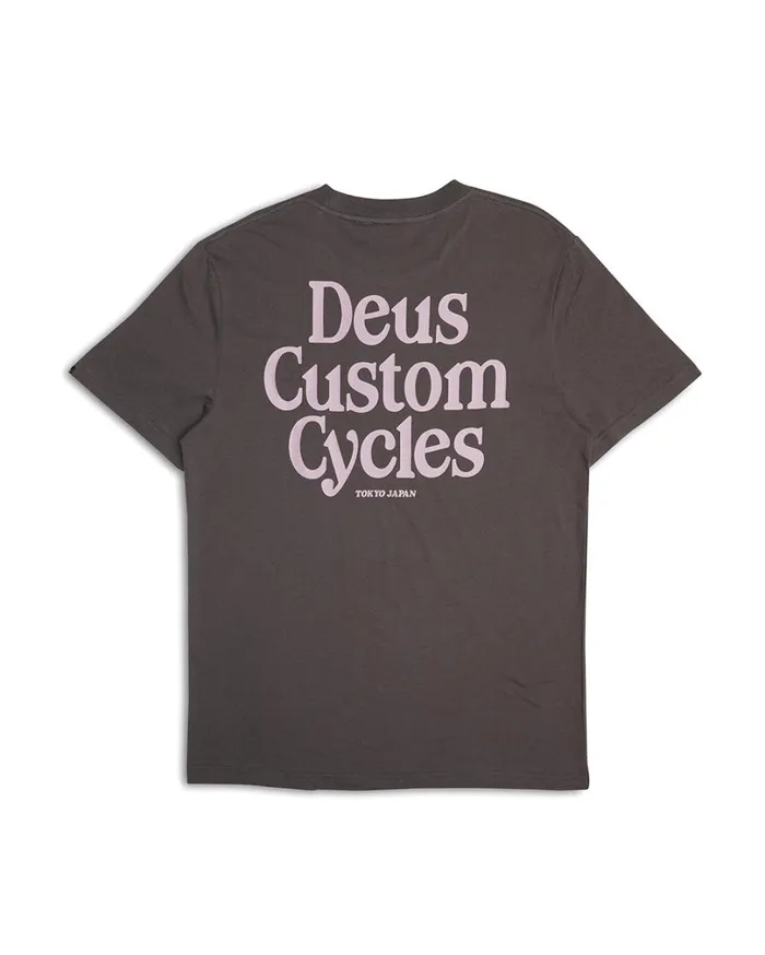 Metro Tee 8211 Anthracite Men Deus Ex Machina Tees Metro Tee 8211 Anthracite Men Deus Ex Machina Tees