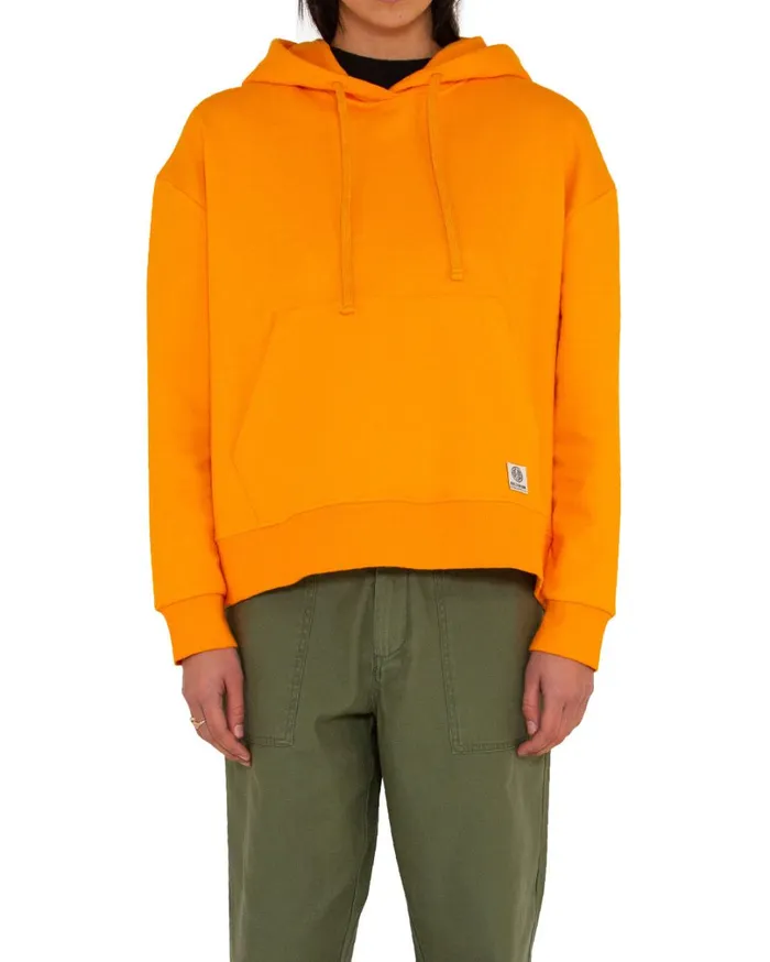 Military Hoodie 8211 Flame Orange Women Deus Ex Machina Hoodies and Sweaters