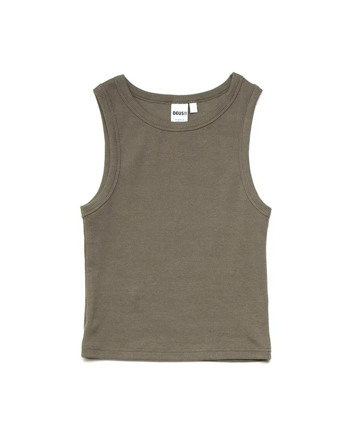 Military Tank 8211 Agave Green Women Deus Ex Machina Tees Military Tank 8211 Agave Green Women Deus Ex Machina Tees