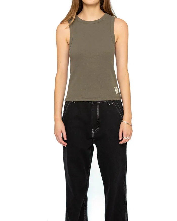 Military Tank 8211 Clover Green Women Deus Ex Machina Tees