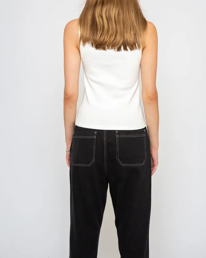 Military Tank 8211 Vintage White Women Deus Ex Machina Tees Military Tank 8211 Vintage White Women Deus Ex Machina Tees