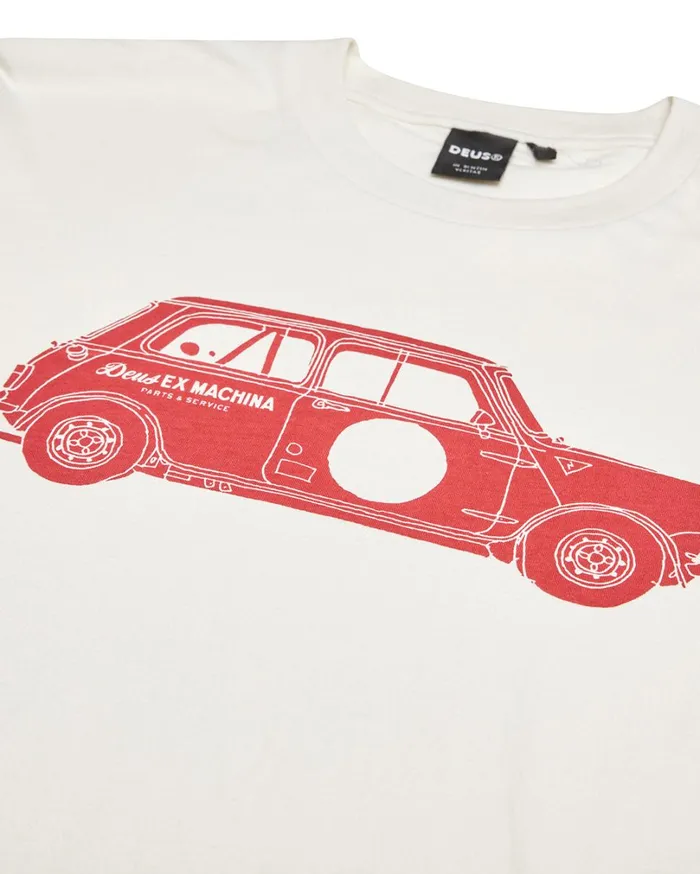 Mini Tee 8211 Vintage White Men Deus Ex Machina Tees Mini Tee 8211 Vintage White Men Deus Ex Machina Tees