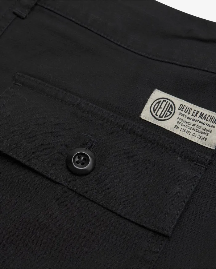 Mona Fatigue Pant 8211 Black Women Deus Ex Machina Bottoms Mona Fatigue Pant 8211 Black Women Deus Ex Machina Bottoms