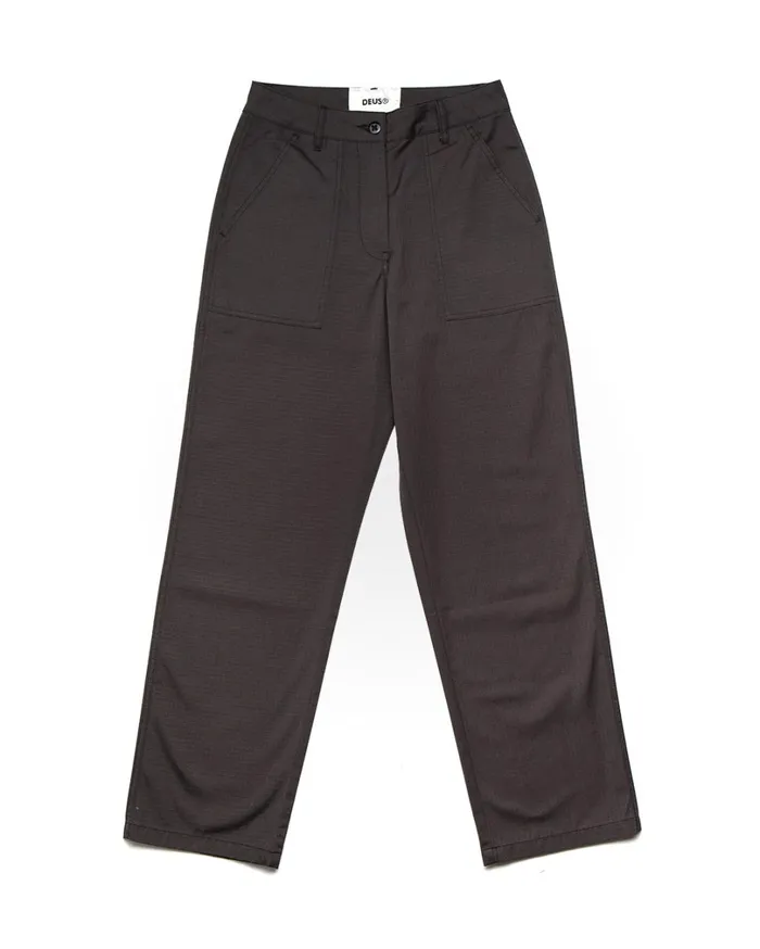 Mona Ripstop Pant 8211 Anthracite Women Deus Ex Machina Bottoms Mona Ripstop Pant 8211 Anthracite Women Deus Ex Machina Bottoms