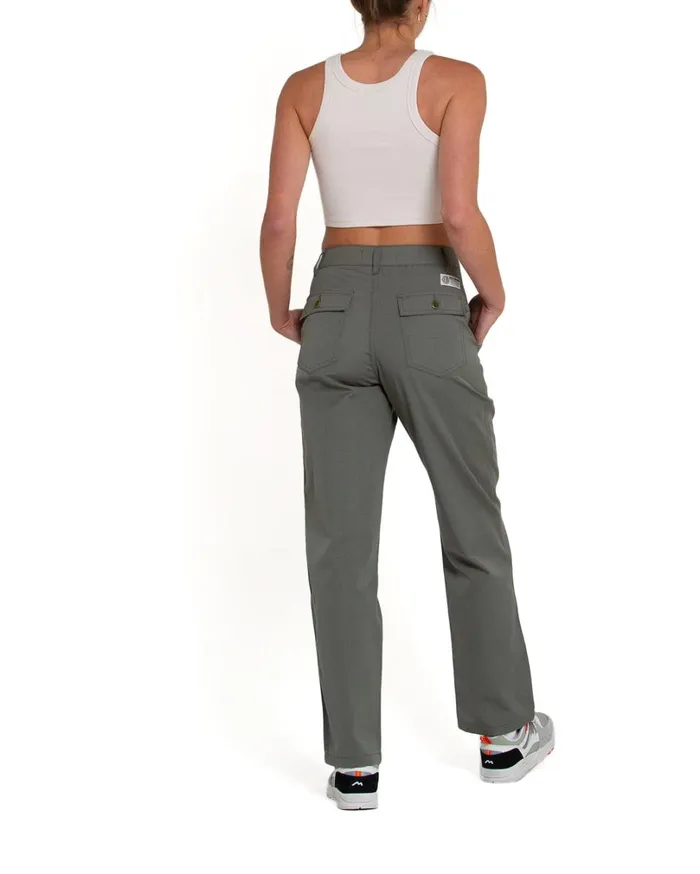 Mona Ripstop Pant 8211 Lichen Green Women Deus Ex Machina Bottoms Mona Ripstop Pant 8211 Lichen Green Women Deus Ex Machina Bottoms