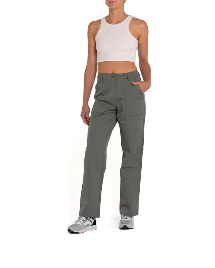 Mona Ripstop Pant 8211 Lichen Green Women Deus Ex Machina Bottoms Mona Ripstop Pant 8211 Lichen Green Women Deus Ex Machina Bottoms