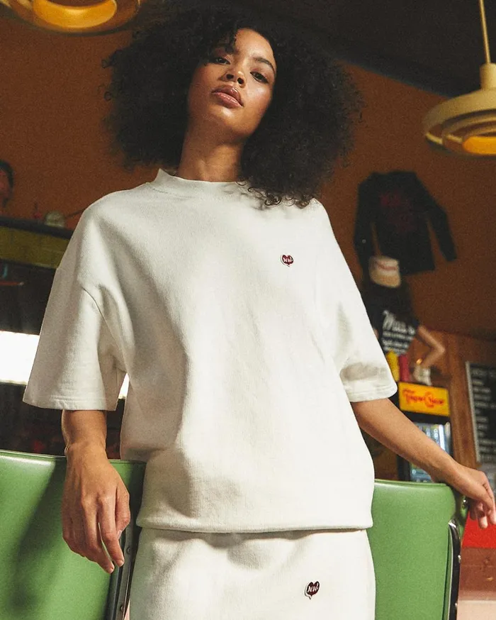 Monique Jersey Top 8211 Vintage White Women Deus Ex Machina Tees Monique Jersey Top 8211 Vintage White Women Deus Ex Machina Tees