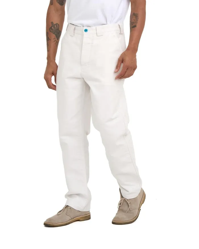 MW Work Pant 8211 Vintage White Men Deus Ex Machina Pants