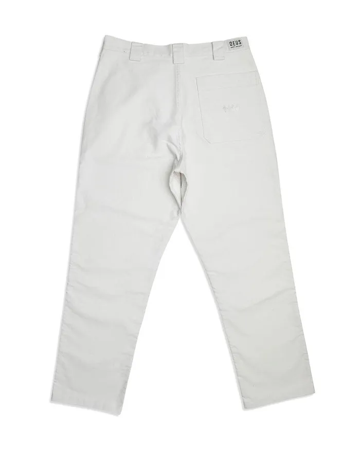MW Work Pant 8211 Vintage White Men Deus Ex Machina Pants MW Work Pant 8211 Vintage White Men Deus Ex Machina Pants