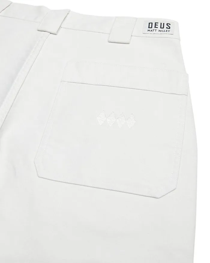 MW Work Pant 8211 Vintage White Men Deus Ex Machina Pants MW Work Pant 8211 Vintage White Men Deus Ex Machina Pants
