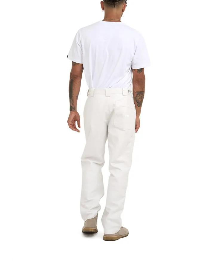 MW Work Pant 8211 Vintage White Men Deus Ex Machina Pants MW Work Pant 8211 Vintage White Men Deus Ex Machina Pants