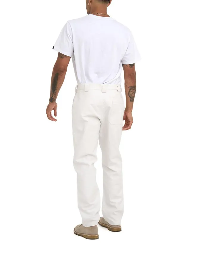 MW Work Pant 8211 Vintage White Men Deus Ex Machina Pants MW Work Pant 8211 Vintage White Men Deus Ex Machina Pants