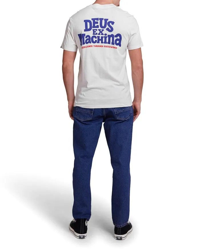 New Redline Tee 8211 Vintage White Men Deus Ex Machina Tees New Redline Tee 8211 Vintage White Men Deus Ex Machina Tees