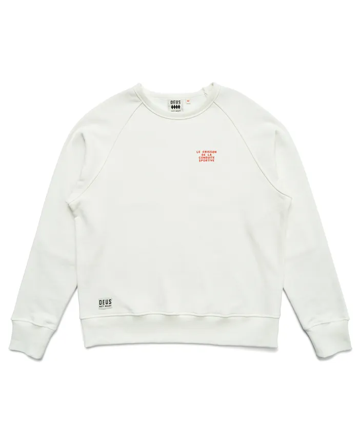 No52 Crew 8211 Vintage White Men Deus Ex Machina Hoodies and Sweaters No52 Crew 8211 Vintage White Men Deus Ex Machina Hoodies and Sweaters