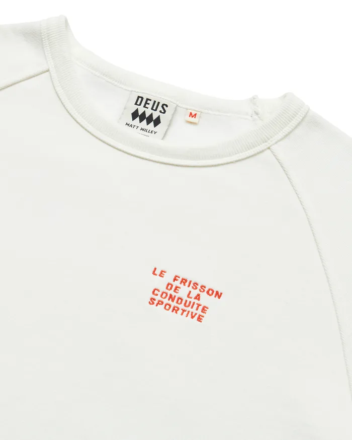 No52 Crew 8211 Vintage White Men Deus Ex Machina Hoodies and Sweaters No52 Crew 8211 Vintage White Men Deus Ex Machina Hoodies and Sweaters