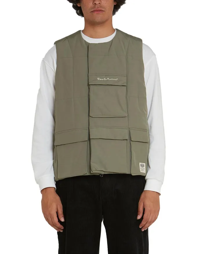 Nomad Vest 8211 Dusty Olive Men Deus Ex Machina Jackets