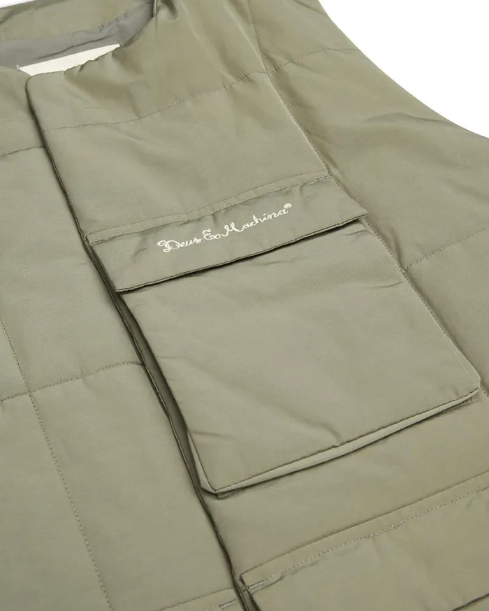 Nomad Vest 8211 Dusty Olive Men Deus Ex Machina Jackets Nomad Vest 8211 Dusty Olive Men Deus Ex Machina Jackets