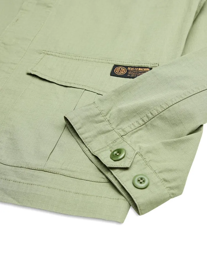 Og 107 Cordura Overshirt 8211 Oil Green Men Deus Ex Machina Jackets Og 107 Cordura Overshirt 8211 Oil Green Men Deus Ex Machina Jackets