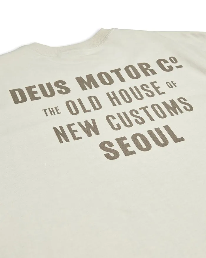 Old Customs Tee 8211 Dirty White Men Deus Ex Machina Tees Old Customs Tee 8211 Dirty White Men Deus Ex Machina Tees