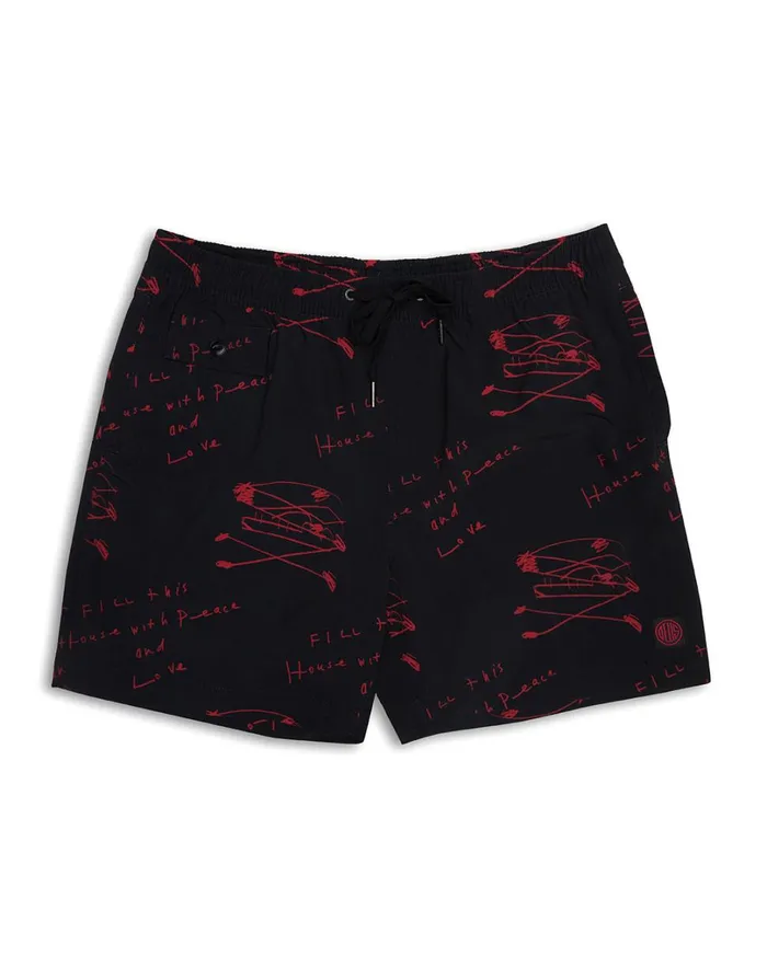 Old House Boardshort 8211 Red MenWomen Deus Ex Machina Boardshorts Old House Boardshort 8211 Red MenWomen Deus Ex Machina Boardshorts