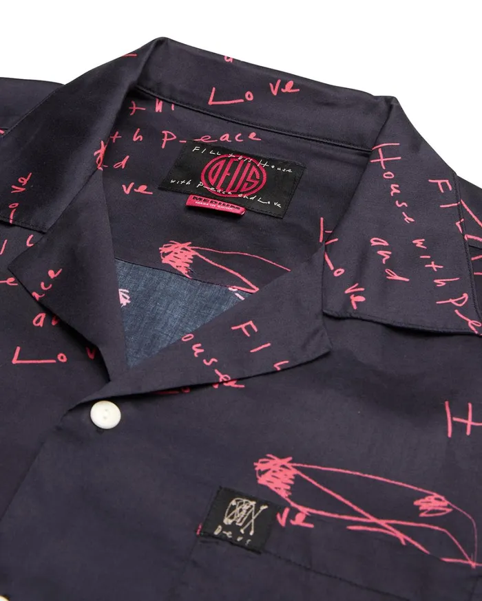 Old House Shirt 8211 Red MenWomen Deus Ex Machina Shirts Old House Shirt 8211 Red MenWomen Deus Ex Machina Shirts