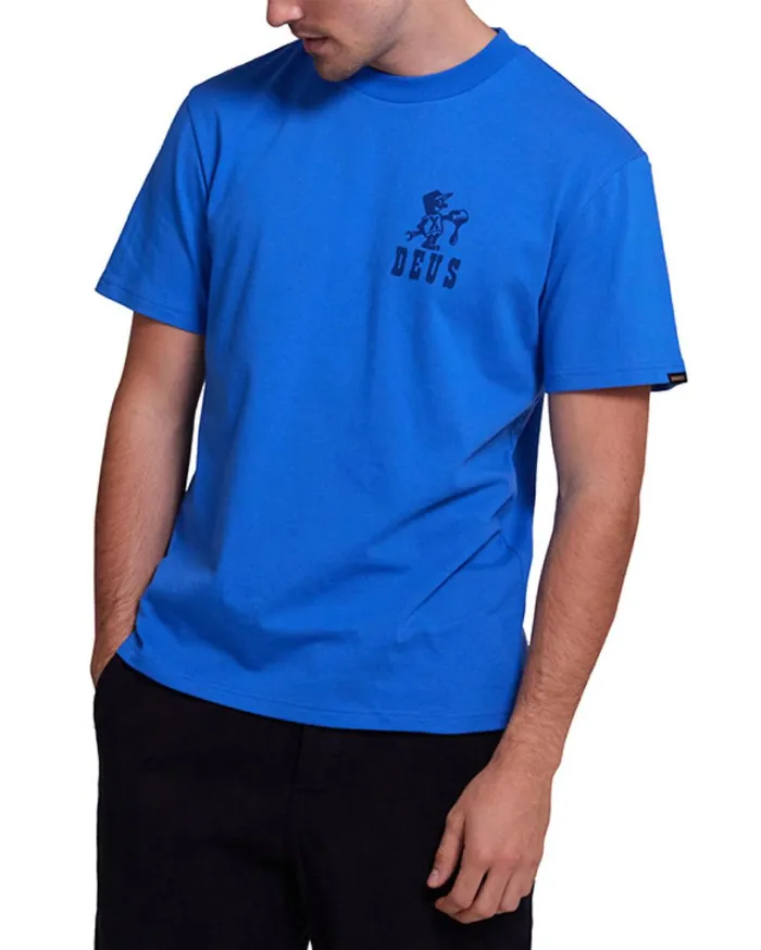 Old Town Tee 8211 French Blue Men Deus Ex Machina Tees