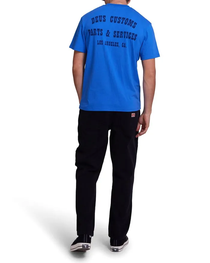 Old Town Tee 8211 French Blue Men Deus Ex Machina Tees Old Town Tee 8211 French Blue Men Deus Ex Machina Tees