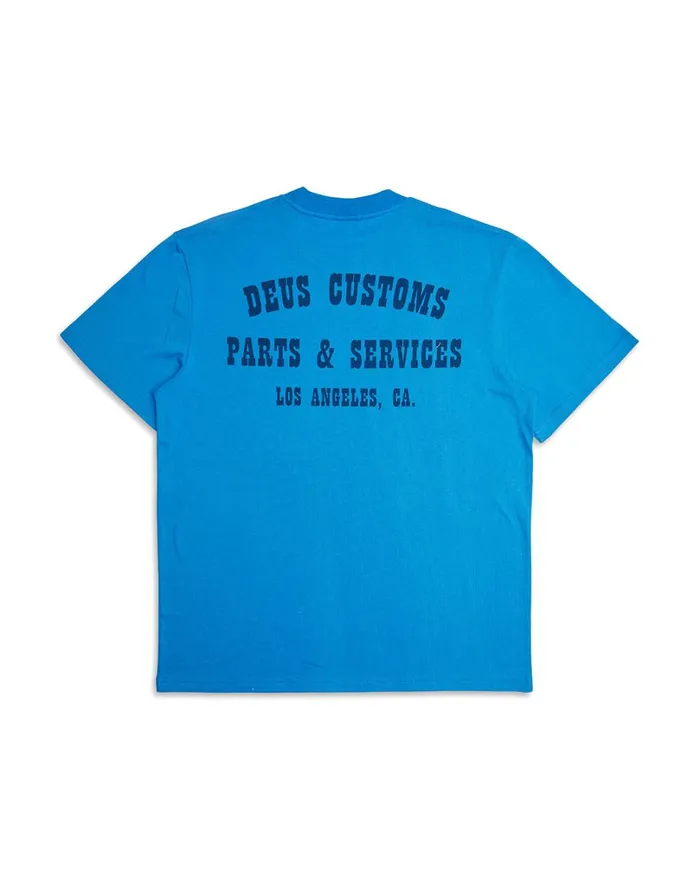Old Town Tee 8211 French Blue Men Deus Ex Machina Tees Old Town Tee 8211 French Blue Men Deus Ex Machina Tees
