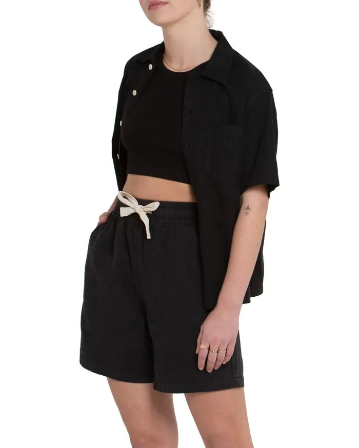 Onnie Short Sleeve Shirt 8211 Black Women Deus Ex Machina Shirts