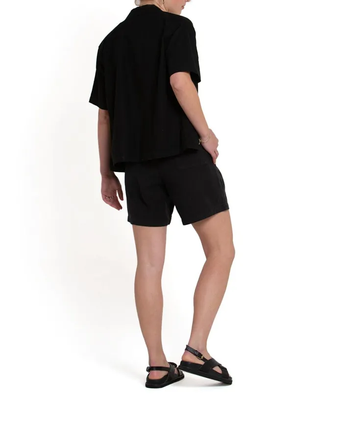 Onnie Short Sleeve Shirt 8211 Black Women Deus Ex Machina Shirts Onnie Short Sleeve Shirt 8211 Black Women Deus Ex Machina Shirts