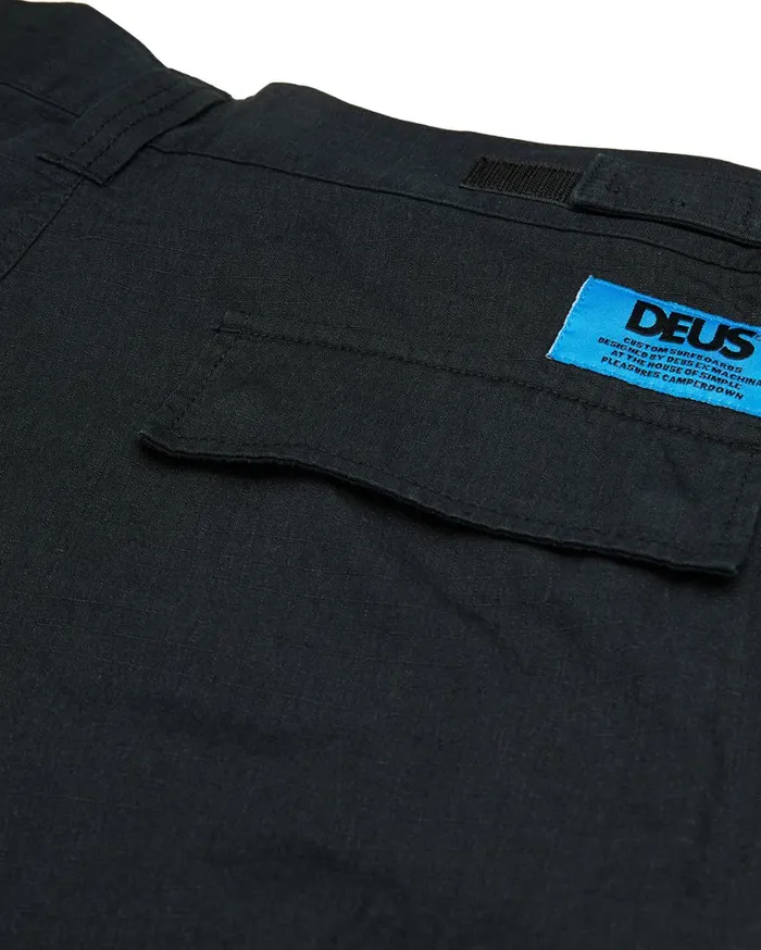 Onshore Cargo Short 8211 Black Men Deus Ex Machina Shorts Onshore Cargo Short 8211 Black Men Deus Ex Machina Shorts