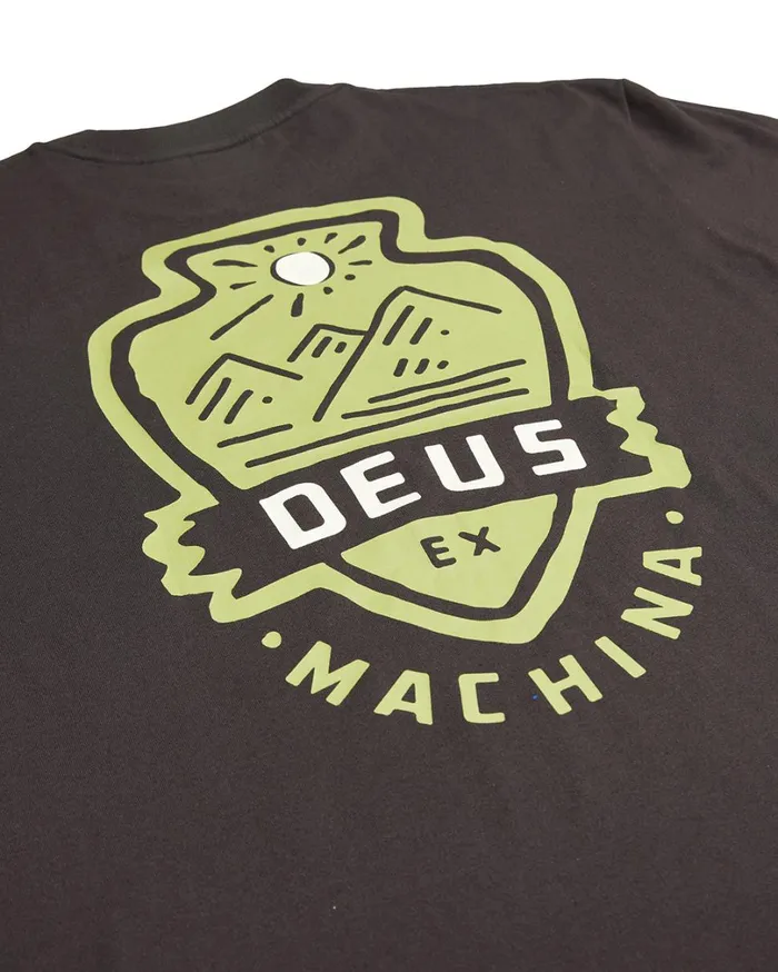 Out Doors Tee 8211 Anthracite Men Deus Ex Machina Tees Out Doors Tee 8211 Anthracite Men Deus Ex Machina Tees