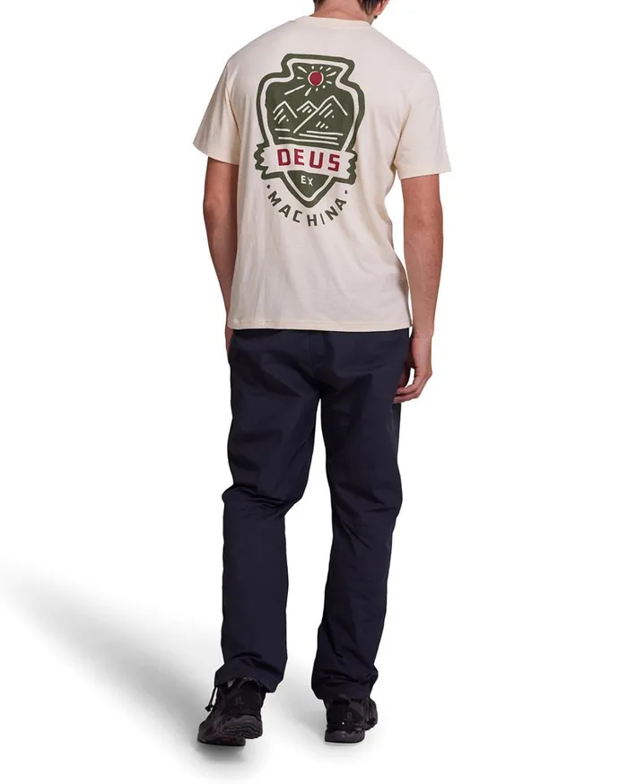 Out Doors Tee 8211 Dirty White Men Deus Ex Machina Tees Out Doors Tee 8211 Dirty White Men Deus Ex Machina Tees