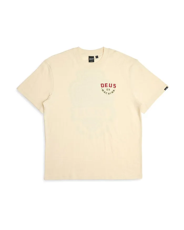 Out Doors Tee 8211 Dirty White Men Deus Ex Machina Tees Out Doors Tee 8211 Dirty White Men Deus Ex Machina Tees