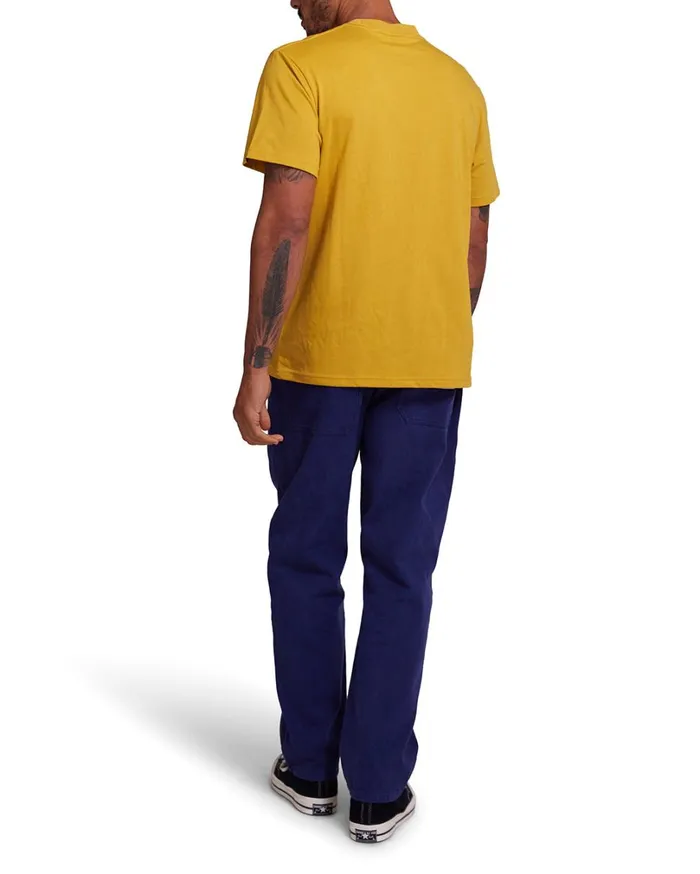 Overturn Tee 8211 Mimosa Gold Men Deus Ex Machina Tees Overturn Tee 8211 Mimosa Gold Men Deus Ex Machina Tees