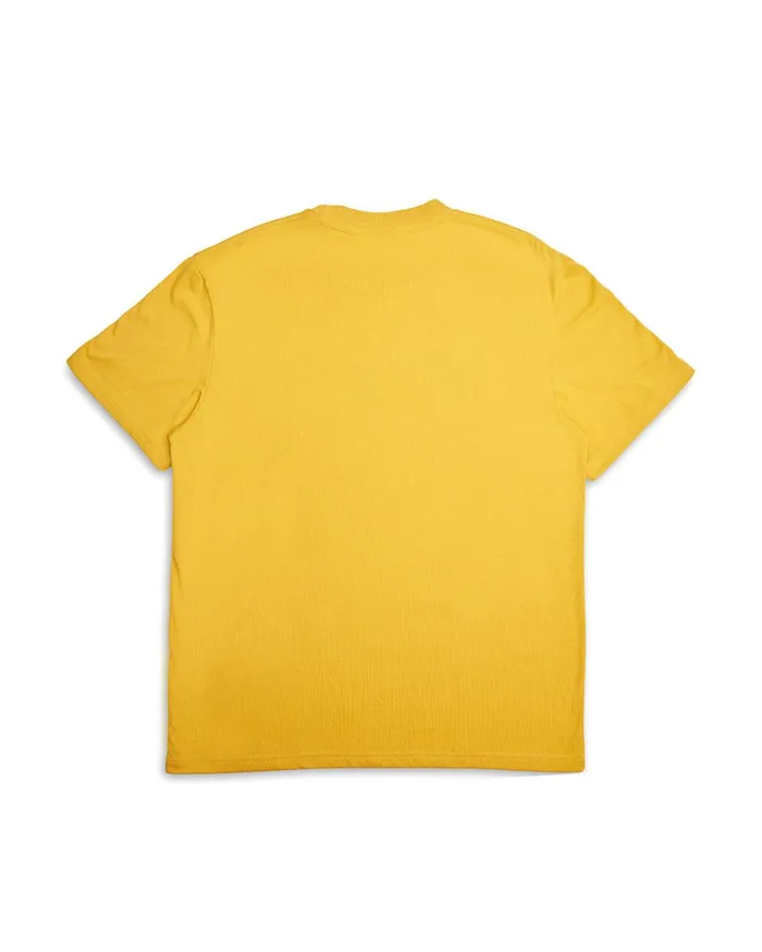 Overturn Tee 8211 Mimosa Gold Men Deus Ex Machina Tees Overturn Tee 8211 Mimosa Gold Men Deus Ex Machina Tees