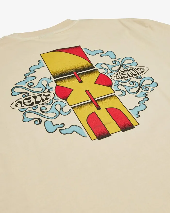 Paddle Tee 8211 Dirty White Men Deus Ex Machina Tees Paddle Tee 8211 Dirty White Men Deus Ex Machina Tees