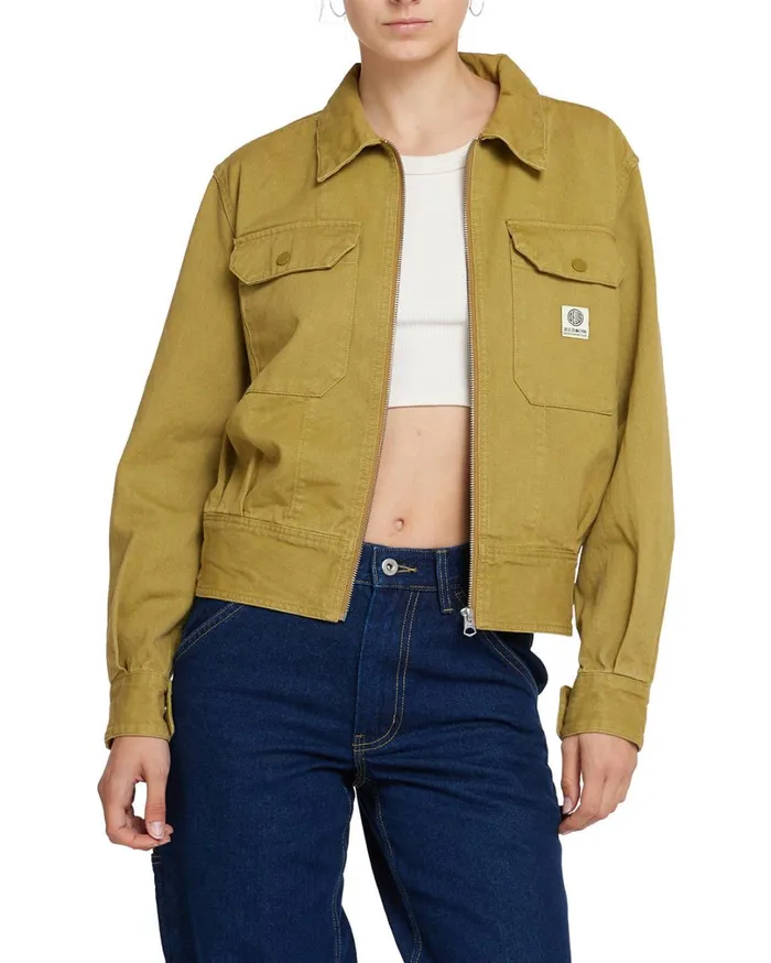 Paloma Jacket 8211 Ecru Olive Women Deus Ex Machina Outerwear