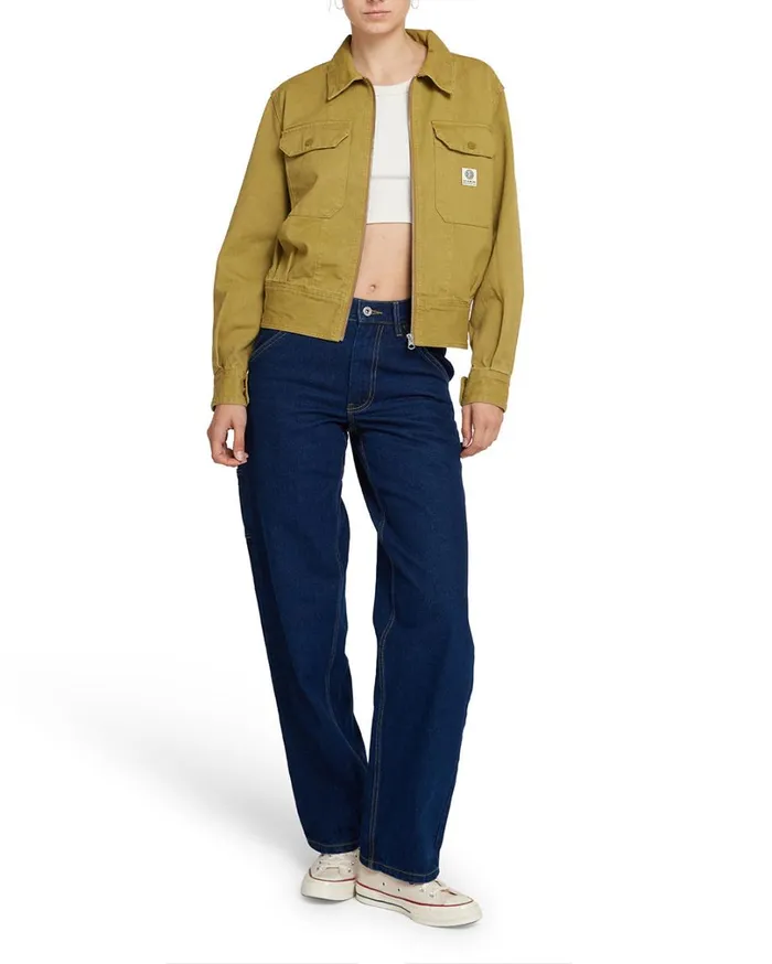 Paloma Jacket 8211 Ecru Olive Women Deus Ex Machina Outerwear Paloma Jacket 8211 Ecru Olive Women Deus Ex Machina Outerwear