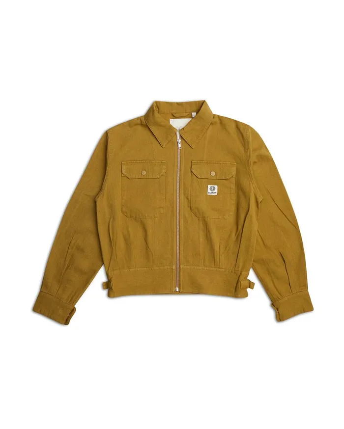 Paloma Jacket 8211 Ecru Olive Women Deus Ex Machina Outerwear Paloma Jacket 8211 Ecru Olive Women Deus Ex Machina Outerwear