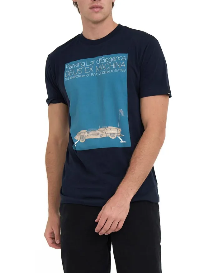 Parking Lot Tee 8211 Navy Men Deus Ex Machina Tees