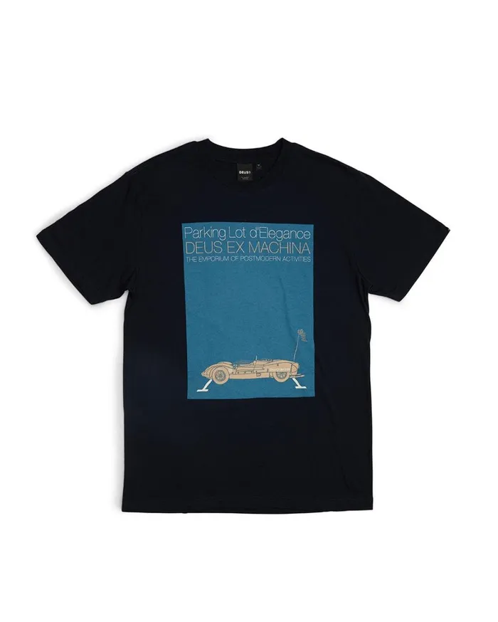 Parking Lot Tee 8211 Navy Men Deus Ex Machina Tees Parking Lot Tee 8211 Navy Men Deus Ex Machina Tees