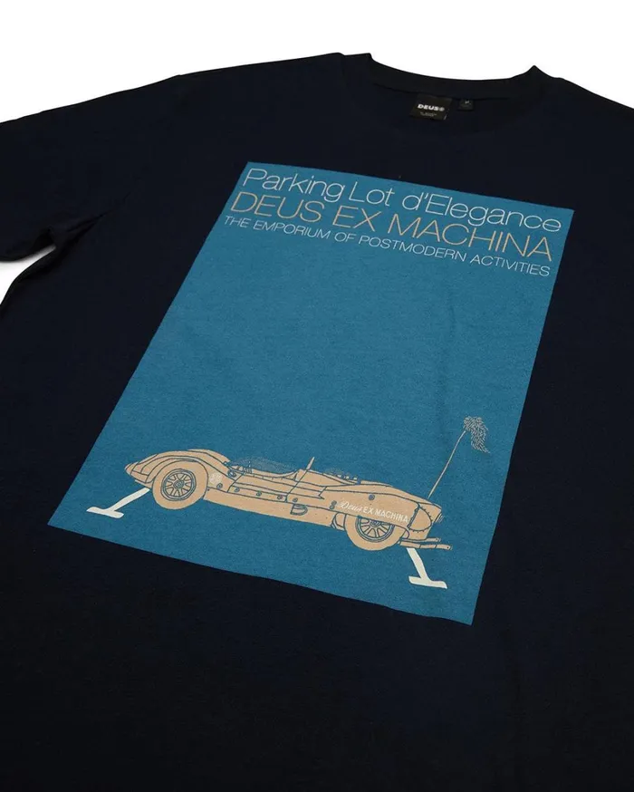 Parking Lot Tee 8211 Navy Men Deus Ex Machina Tees Parking Lot Tee 8211 Navy Men Deus Ex Machina Tees