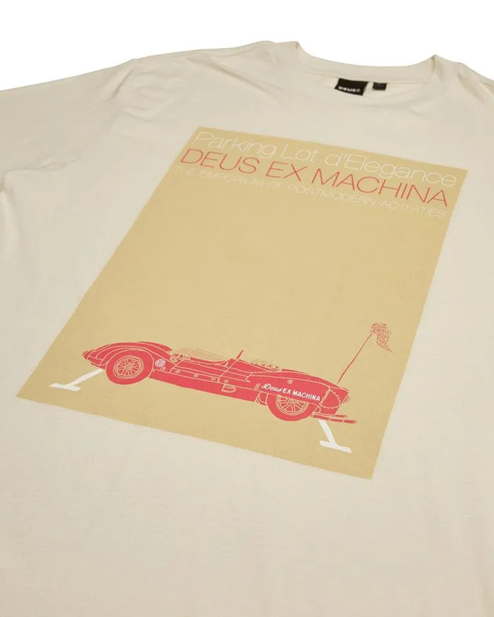 Parking Lot Tee 8211 Vintage White Men Deus Ex Machina Tees Parking Lot Tee 8211 Vintage White Men Deus Ex Machina Tees