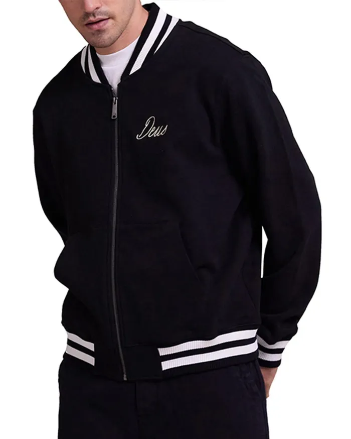Patron Fleece Bomber 8211 Black Men Deus Ex Machina Jackets