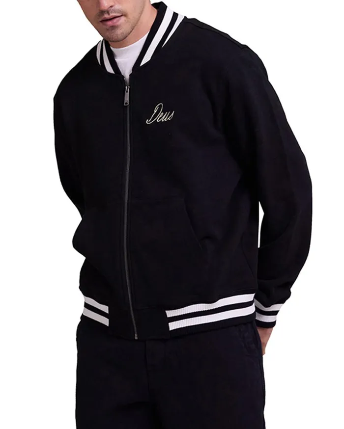 Patron Fleece Bomber 8211 Black Men Deus Ex Machina Jackets Patron Fleece Bomber 8211 Black Men Deus Ex Machina Jackets