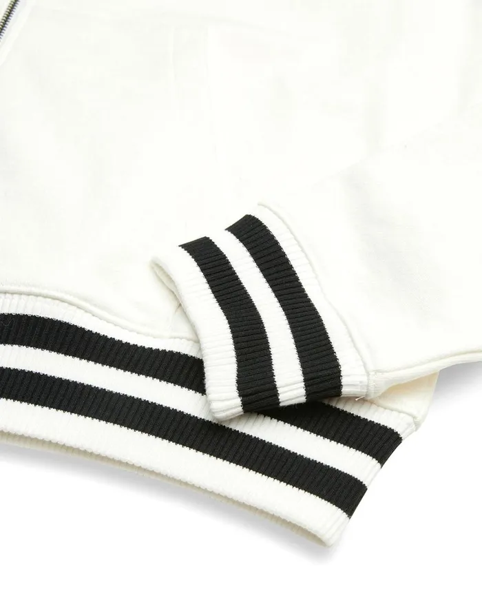 Patron Fleece Bomber 8211 Vintage White Men Deus Ex Machina Jackets Patron Fleece Bomber 8211 Vintage White Men Deus Ex Machina Jackets