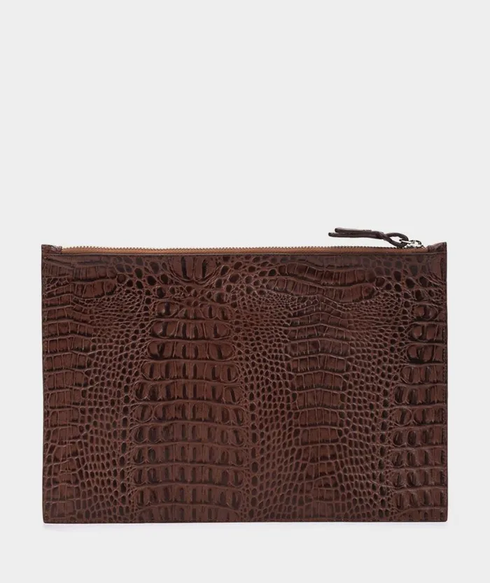 Pedro Miralles Accessories BOLSO DE MANO TIPO SOBRE DE PIEL Sobre Cuoio 8211 Woman