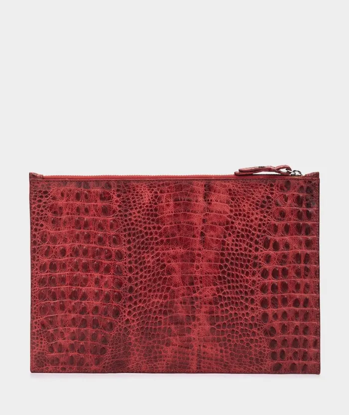 Pedro Miralles Accessories BOLSO DE MANO TIPO SOBRE DE PIEL Sobre Rojo 8211 Woman